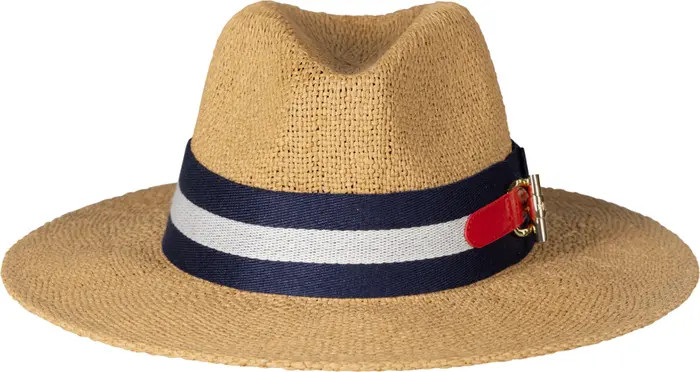 Fedora With Wide Stripe Belt | Nordstrom
