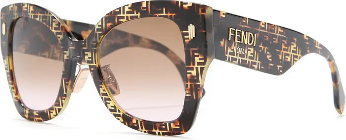 51mm Logo Butterfly Sunglasses | Nordstrom Rack