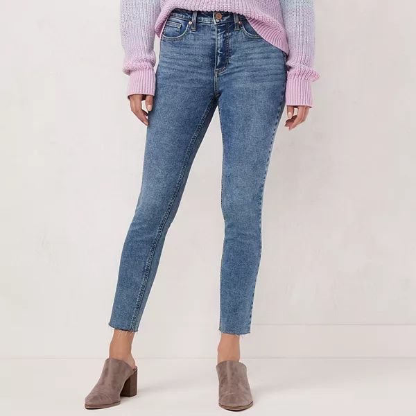 Women's LC Lauren Conrad High-Waisted Skinny Ankle Jeans | Kohl's