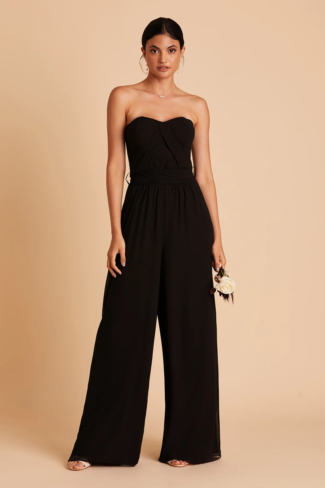 Gigi Convertible Jumpsuit - Black | Birdy Grey