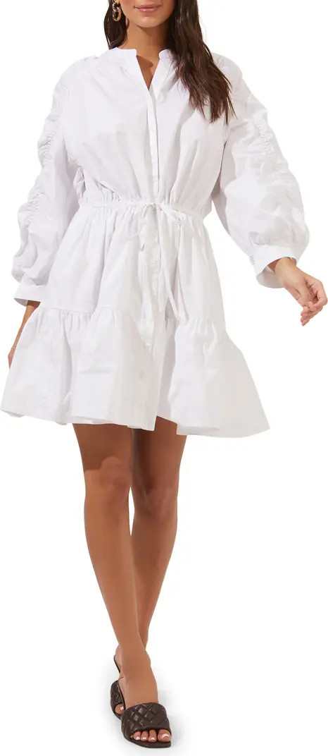 the Label Ruched Shirtdress | Nordstrom Rack