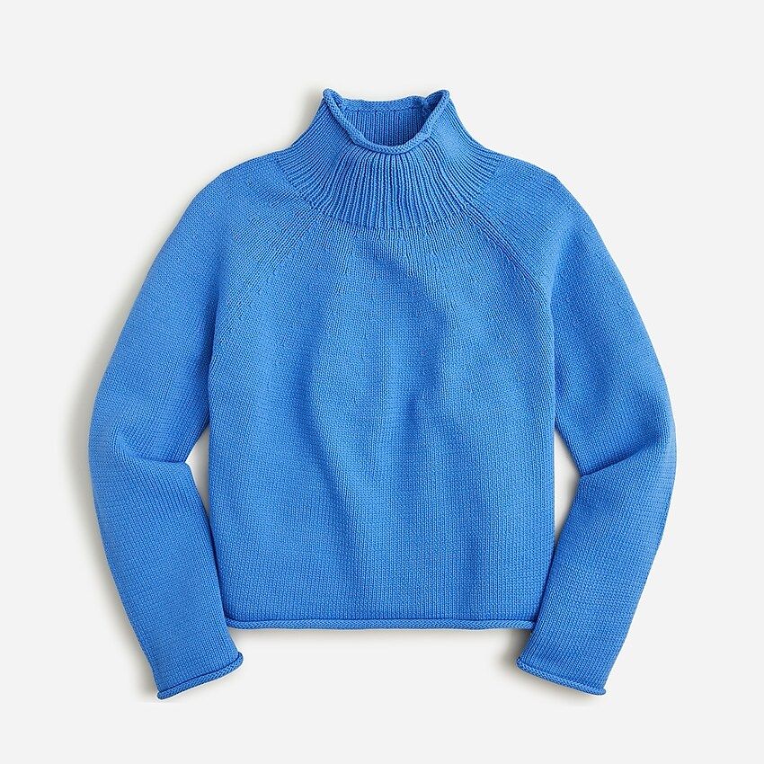 Cotton-blend rollneck sweater | J.Crew US