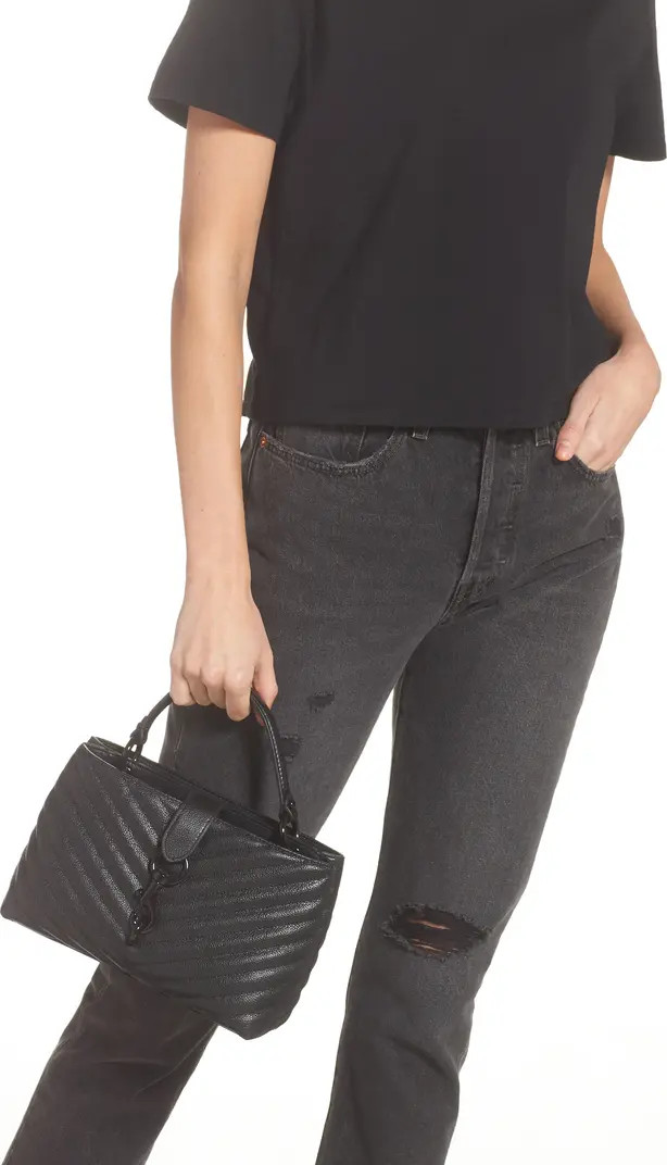 Edie Chevron Quilted Satchel | Nordstrom