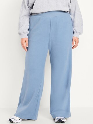 Extra High-Waisted Microfleece Wide-Leg Pants | Old Navy (US)