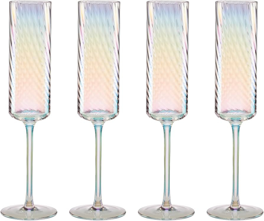 Lenox 897498 Tuscany Classics Iridescent Flutes, Set of 4 | Amazon (US)