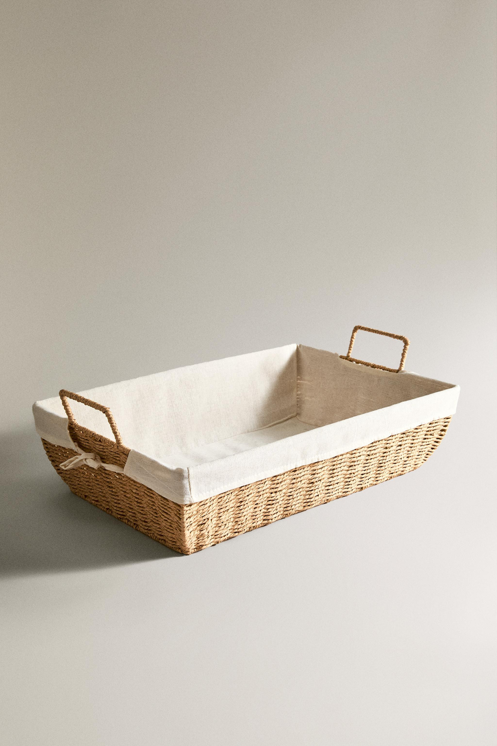 IRONING BASKET WITH COTTON LINING | Zara US
