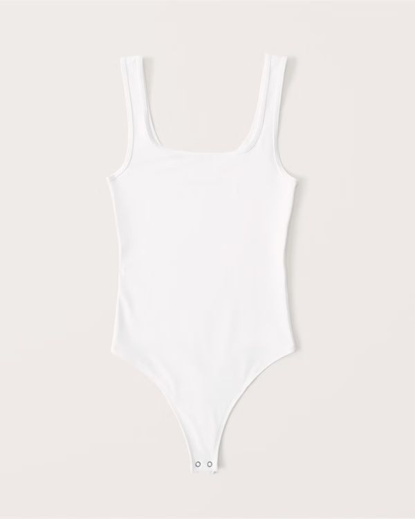 90s Seamless Fabric Tank Bodysuit | Abercrombie & Fitch (US)