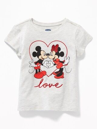 Disney© Mickey & Minnie Mouse "Love" Tee for Toddler Girls | Old Navy US