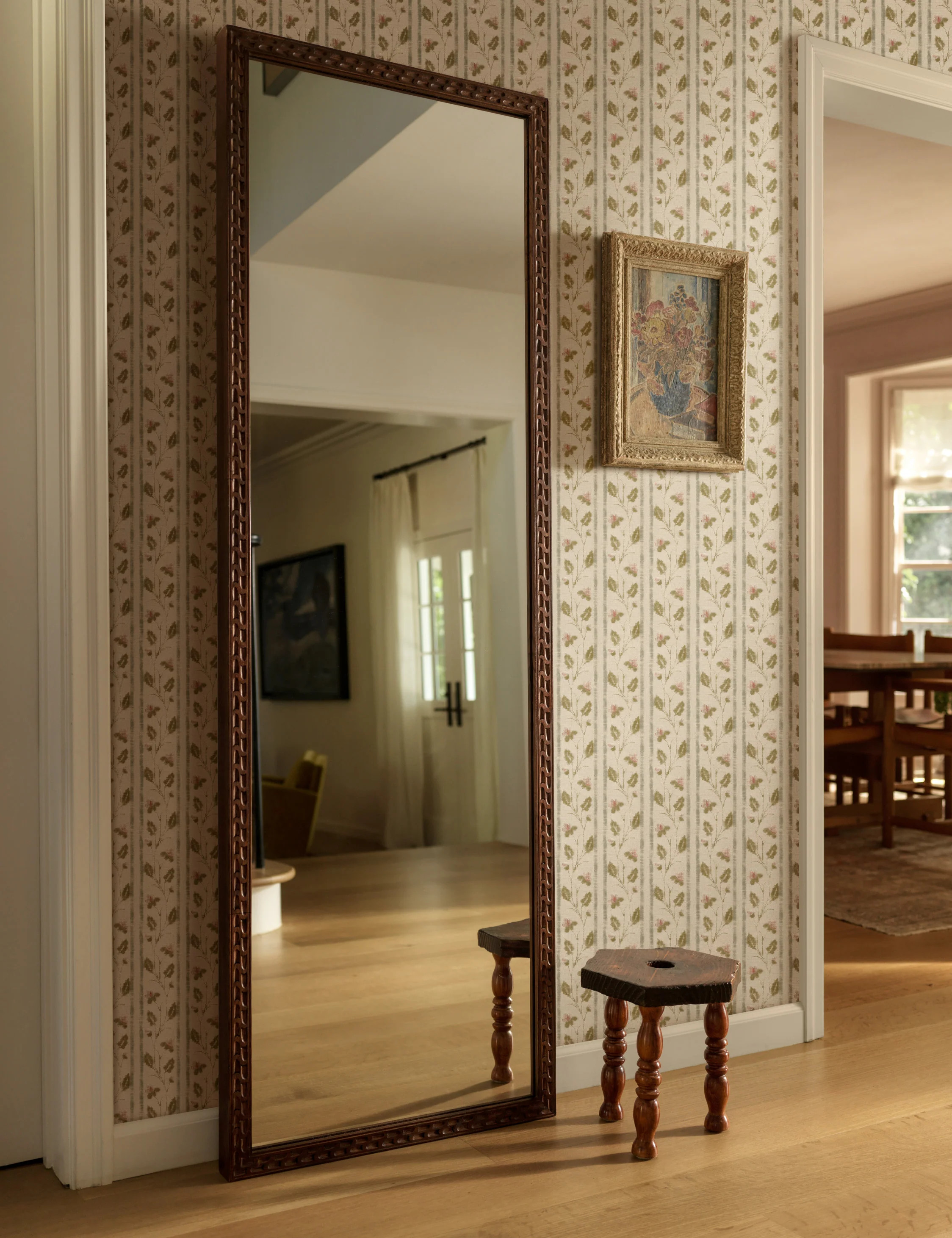 Mayla Grasscloth Wallpaper by Heidi Caillier | Lulu and Georgia 