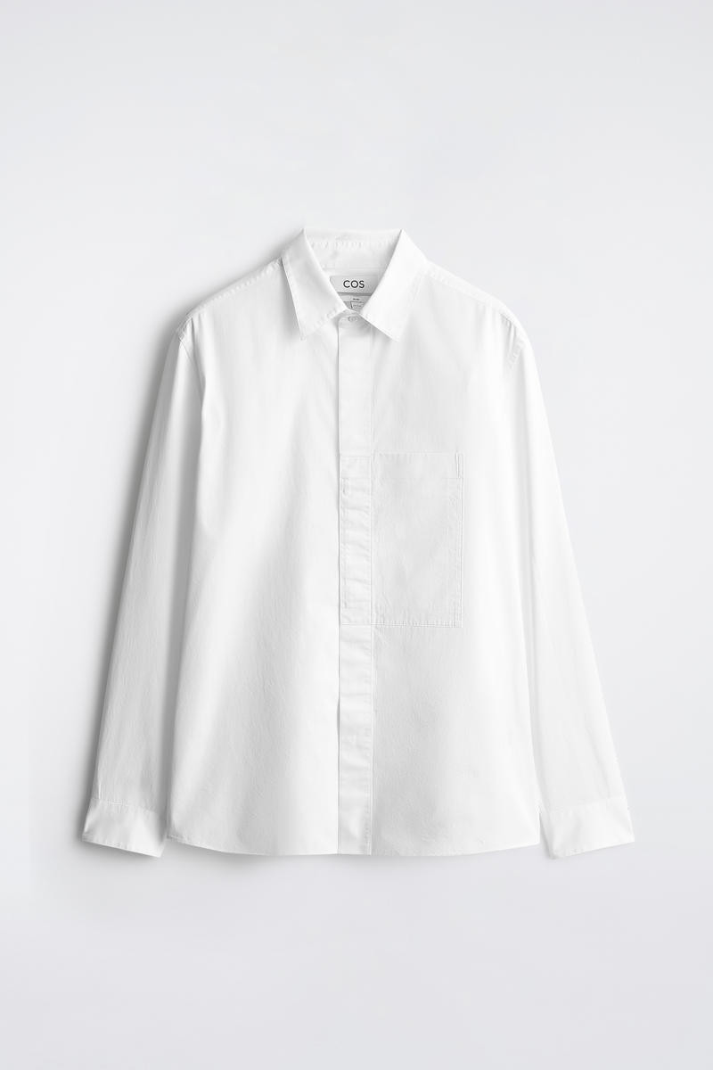 Slim Pocket-Detail Pima Cotton Shirt | COS (US)