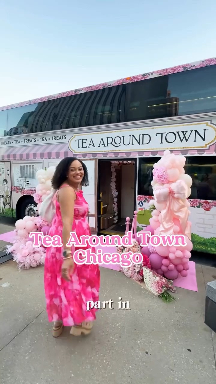 A beautiful evening with @teaaroundtown 🫖 

200 E Randolph St 📍

I recently got the chance to check out the newest way to see the city- Tea Around Town! While eating delicious food and sipping on tea, you get to see the beauty that is Chicago and all of the most popular sights! 

This mobile tea party is on a pink double decker bus with wildflowers and cutesy vibes everywhere! It was so much fun and would be perfect for a girls night or a family outing!

Use my code JESSICASBEAUTYBLOG5 for a 5% discount off any Tea Around Town experience! 

🎈@j.design_balloons 🌸@designdeflores 🎻 @piotrowski_strings

#JessicasBeautyBlog_ #hosted #tatwildflowerschi 
#teaaroundtown #thingstodoinchicago #chicagocontentcreator

#LTKHoliday #LTKMidsize #LTKootd