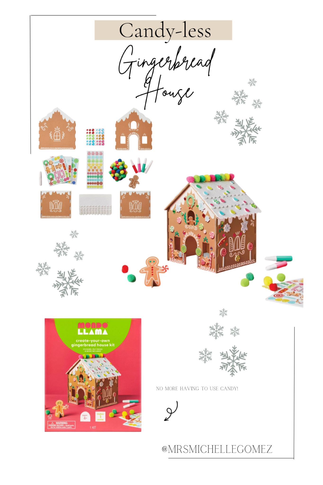 Candy-less gingerbread house! 

#LTKSeasonal #LTKGiftGuide #LTKHoliday
