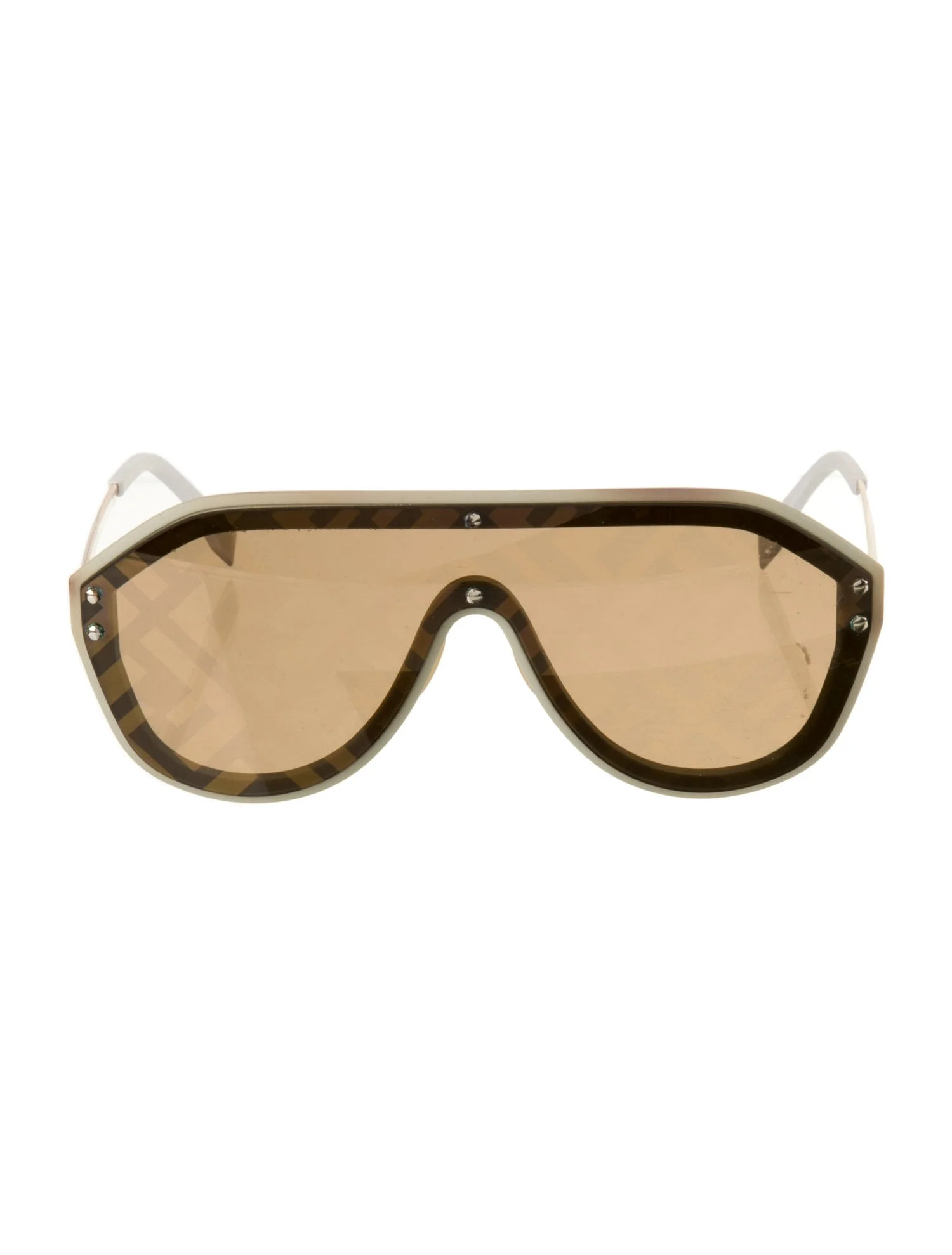 Zucca FF Logo Shield Sunglasses | The RealReal