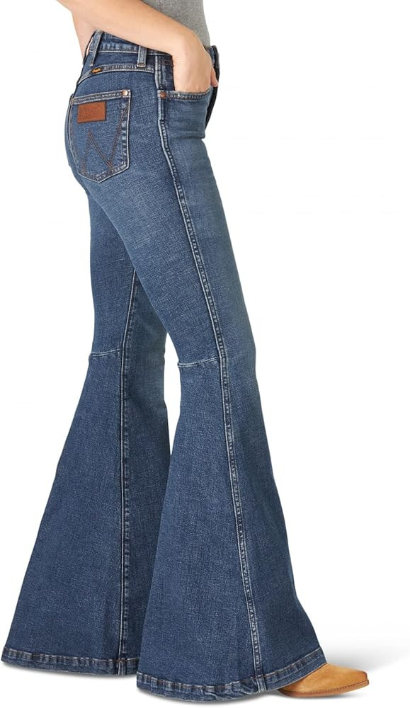 Wrangler Women's Retro High Rise Flare | Amazon (US)