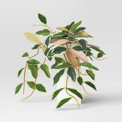 Artificial Plant in Marble Ceramic Pot Pink - Threshold™ | Target