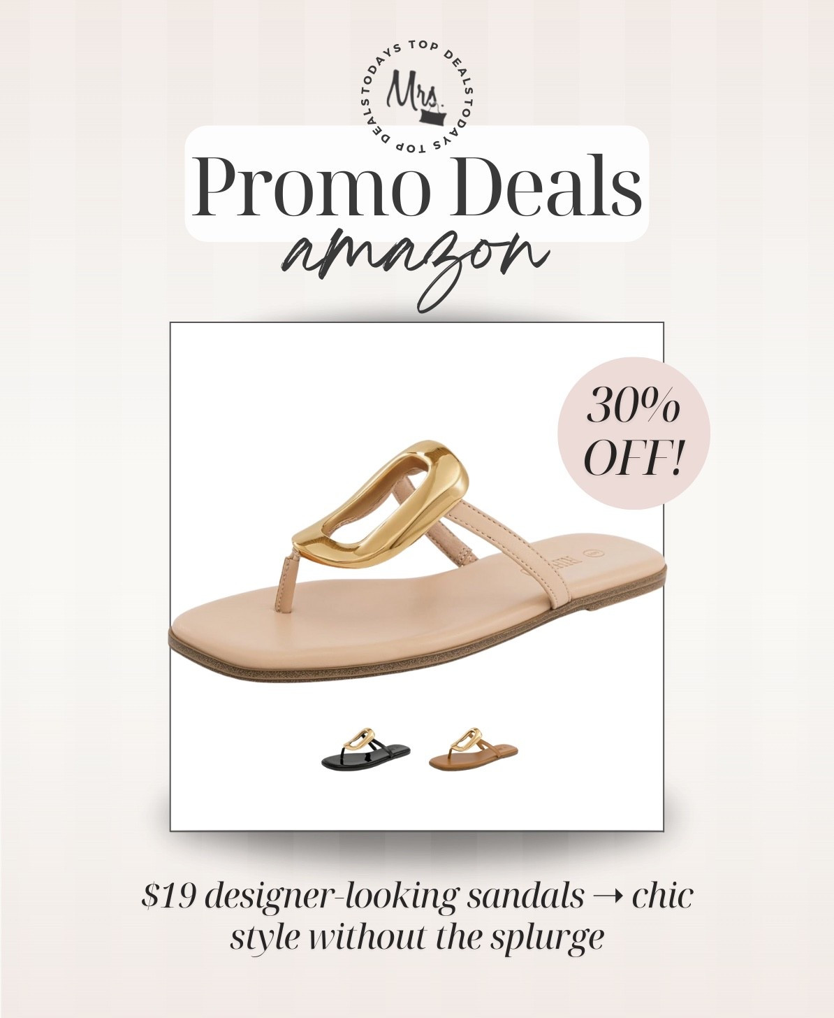 $19 designer-looking sandals ➝ chic style without the splurge

#LTKSaleAlert #LTKgrwm #LTKSeasonal