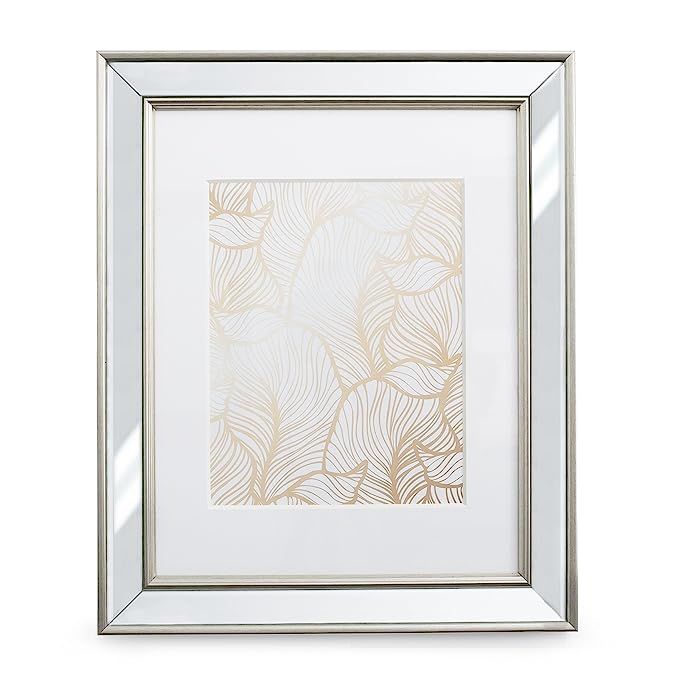 11x14 Mirrored Picture Frame - Matted to 8x10, Frames by EcoHome | Amazon (US)