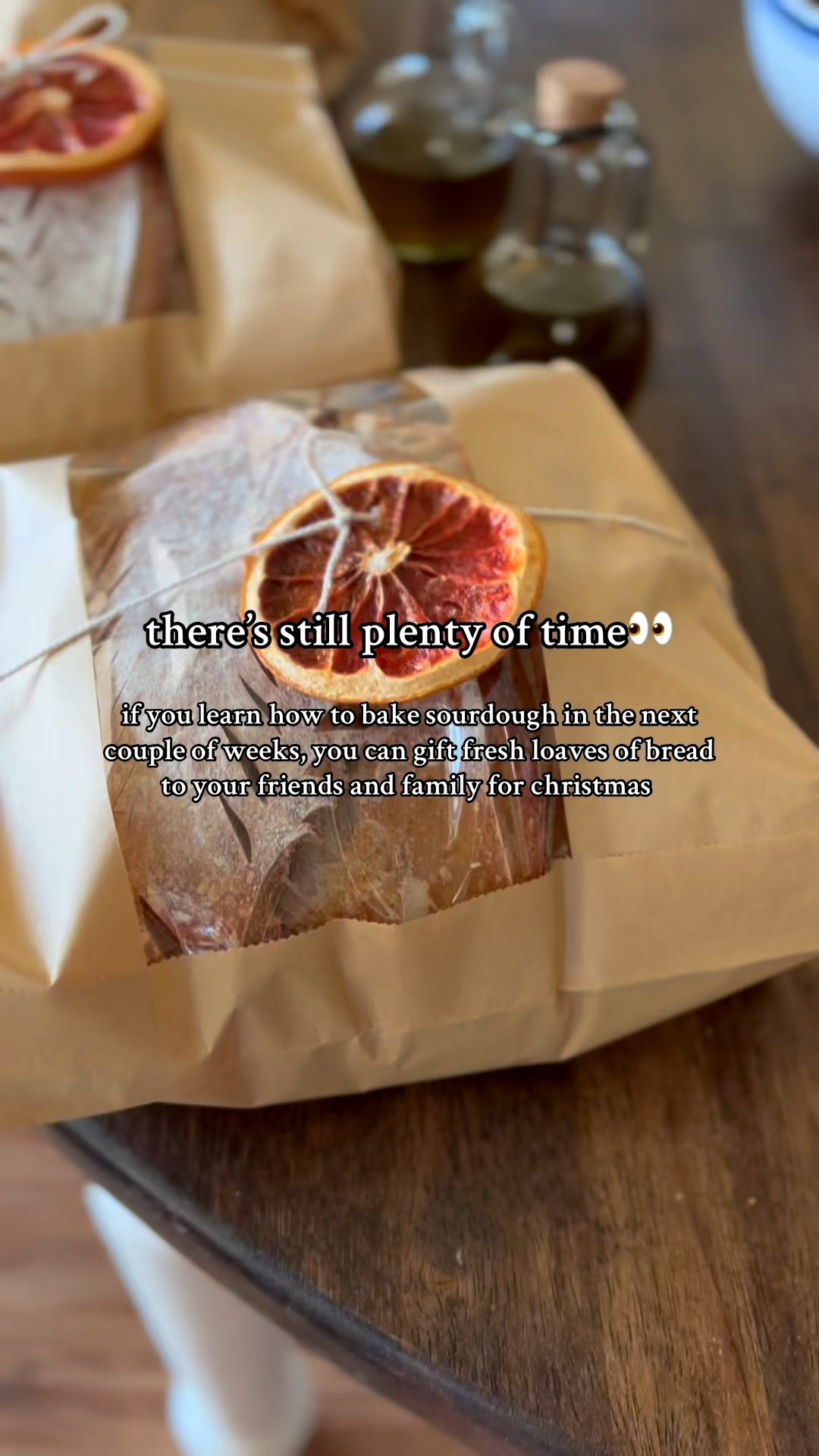 HERE'S HOW👇

because i know that baking sourdough feels really intimidating to a lot of people and my sincere belief is that the mental hurdle is the hardest part of learning to bake sourdough so here's your guide to actually just learning in the least overwhelming way possible.

1. buy your starter (or get some from a friend). do not mess around with trying to make a starter from scratch. established starters are a lot more forgiving and that way you don't invest a bunch of mental effort and frustration into babysitting a beginner starter.

2. take good care of your starter but don't be a slave to it. if you're busy keep it in the fridge most of the time and pull it out to feed 2 times before making a loaf.

3. find a recipe/method of baking sourdough that is being taught in a way that you understand. i have a sourdough highlight on instagram where i have a step-by-step photo guide and explanation of how i bake sourdough so you can follow it super easily! i also have a recipe for a lazy sourdough loaf where you don't have to do anything to it all day like with the normal stretch and folds.

4. practice and have fun. even if you do everything right, sometimes you just need to make a few loaves to get the hang of it and feel more confident. don't sweat a few wonky first loaves, you will get it if you persevere and it will feel so good!!

5. and if you absolutely cannot or do not want to make sourdough, go on pinterest and find an easy artisan bread recipe. they usually take water, flour, yeast, and salt that you mix together, let sit on the counter for a few hours, and then bake. fresh bread is still fresh bread and people still love it

#LTKSeasonal #LTKHoliday #LTKGiftGuide