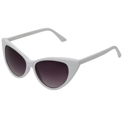 grinderPUNCH Women's Cateye Sunglasses Celebrity Style White | Target