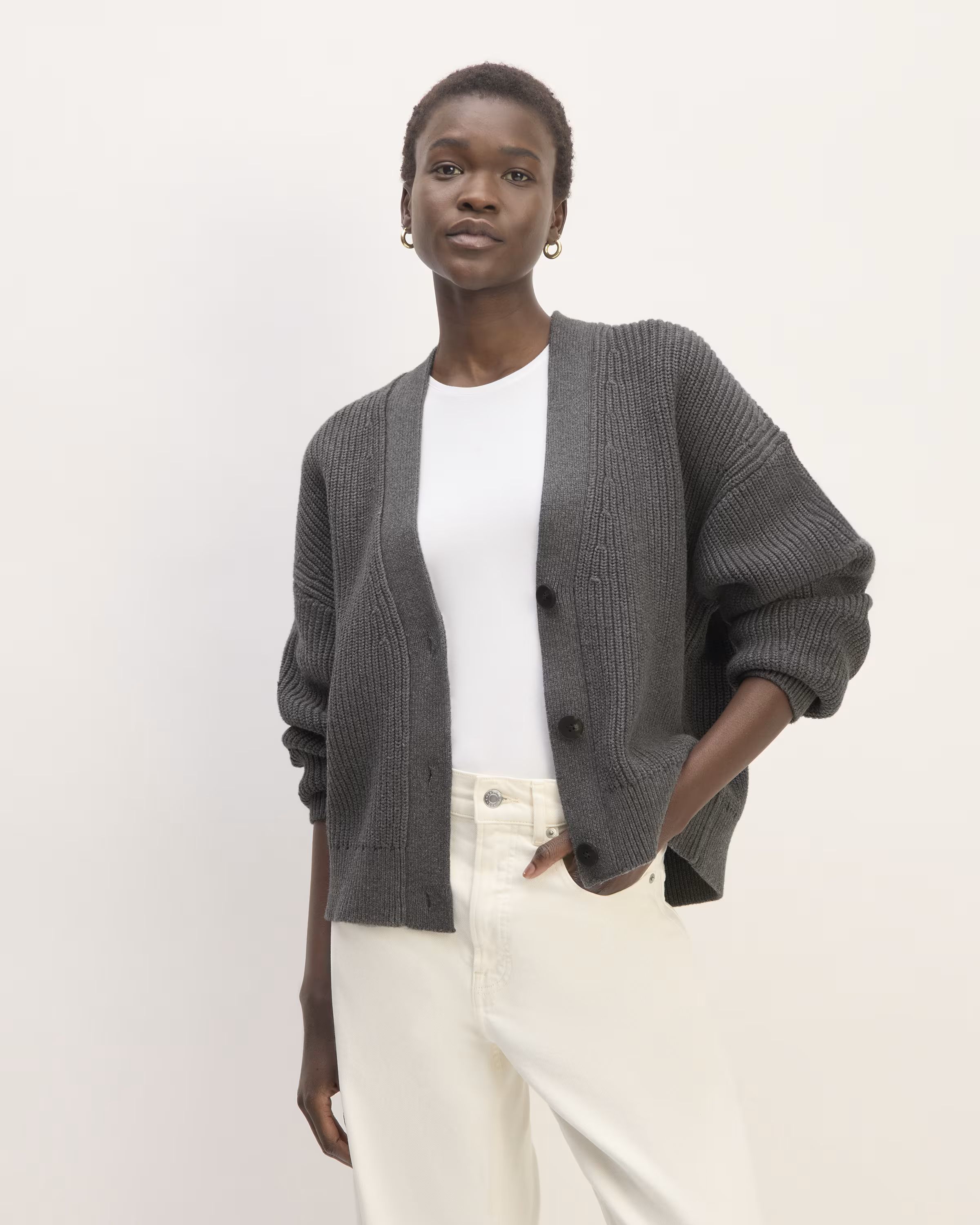The Organic Cotton Relaxed Cardigan | Everlane