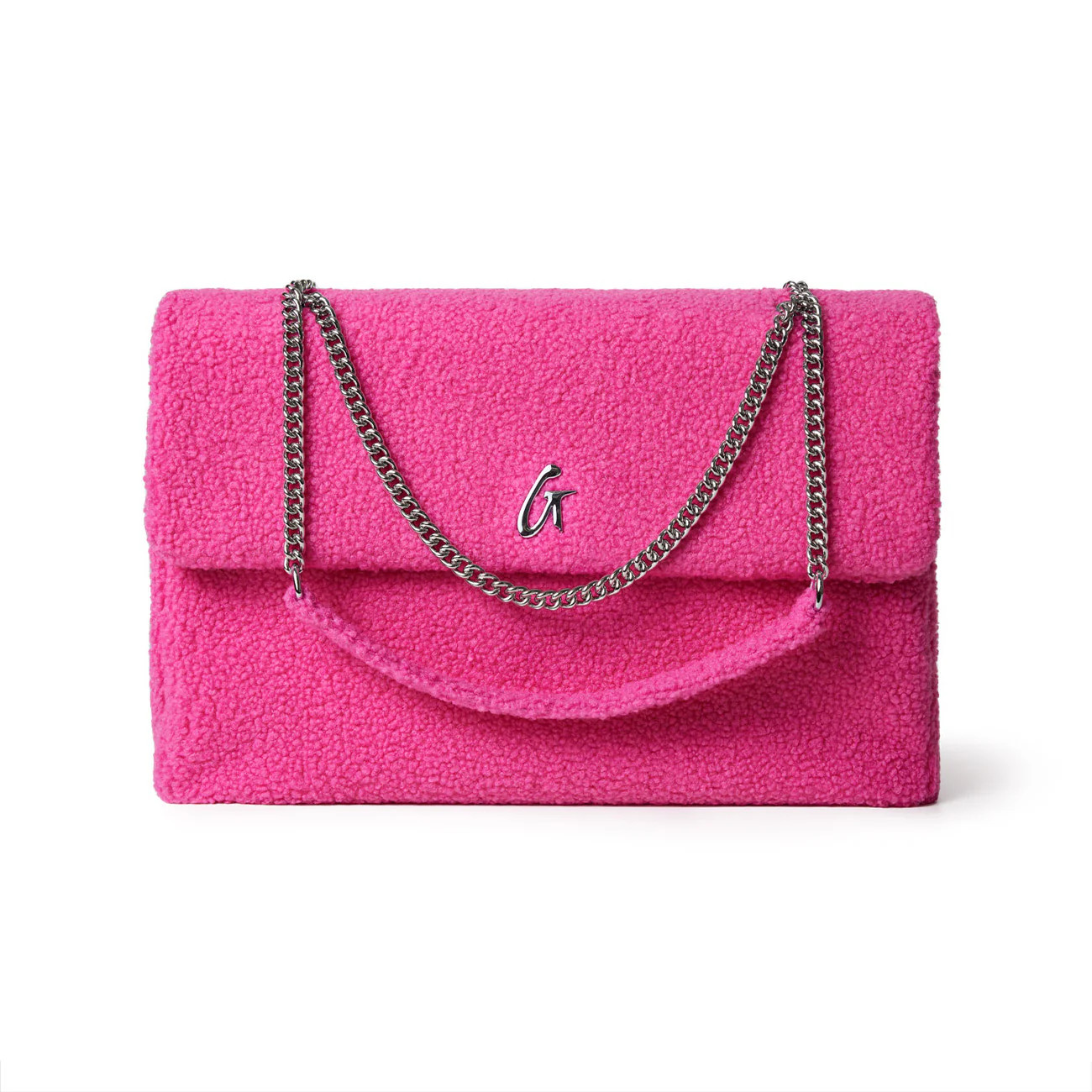 XL TEDDY FLAP BAG - HOT PINK | Glam-Aholic Lifestyle