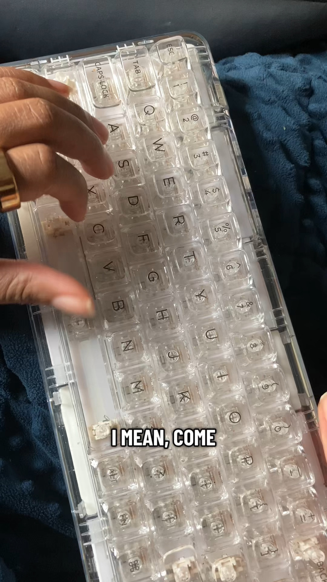 Clear Mechanical keyboard with creamy keys are my biggest weakness. I find them so fun and soothing. This is the Yunzi x71

#LTKselfcare #LTKSaleAlert #LTKU