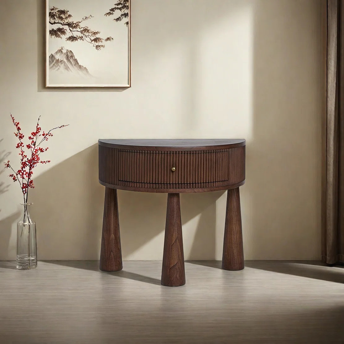 interanest Retro Semi-Circle Console Table | Wayfair | Wayfair North America