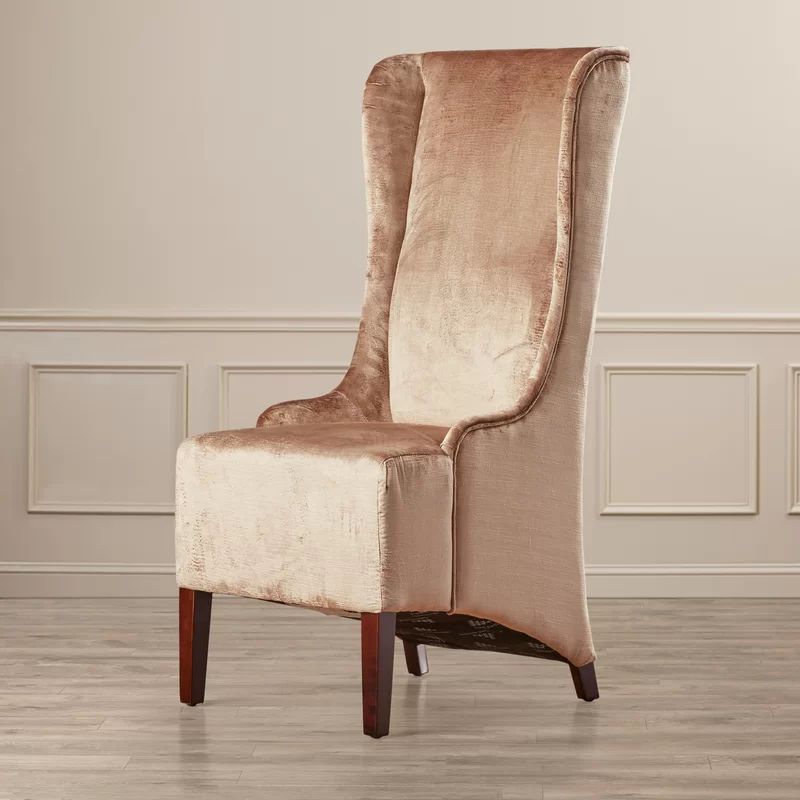 Arthurs Faux-Silk Velvet Wing Chair | Wayfair North America