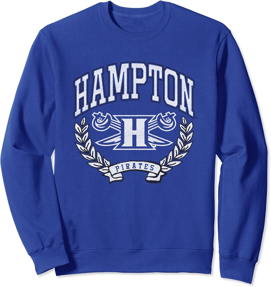 Hampton Pirates Victory Vintage Blue Officially Licensed Sweatshirt | Amazon (US)