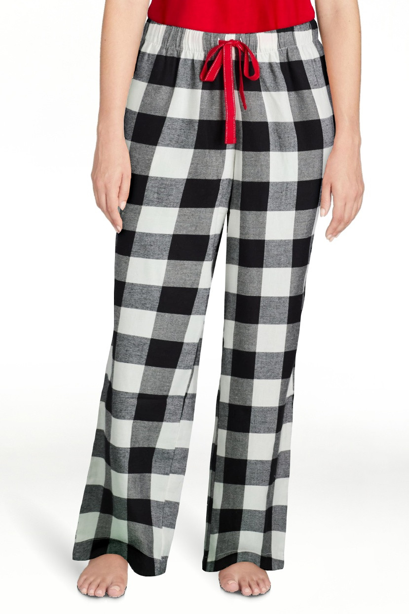 Joyspun Women's Flannel Sleep Pants, 30” Inseam, Sizes XS-3X | Walmart (US)