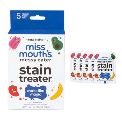 Miss Mouth's Messy Eater Stain Treater Wipes - 5 pk | Target