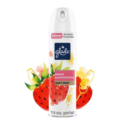 Glade Spring Scented Air Freshener Spray - Sweet Summertime - 7.3oz: Paraben-Free, Phthalate-Free, Watermelon Scent, Spring/Summer | Target