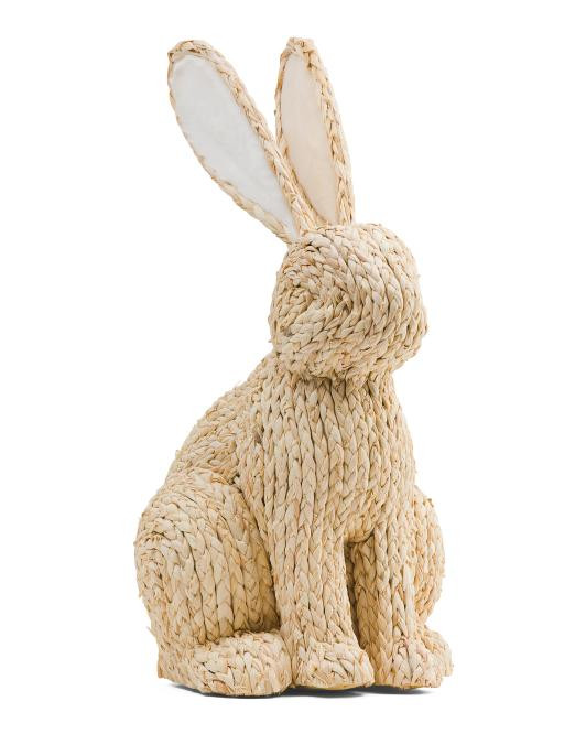 Natural Woven Easter Rabbit | TJ Maxx