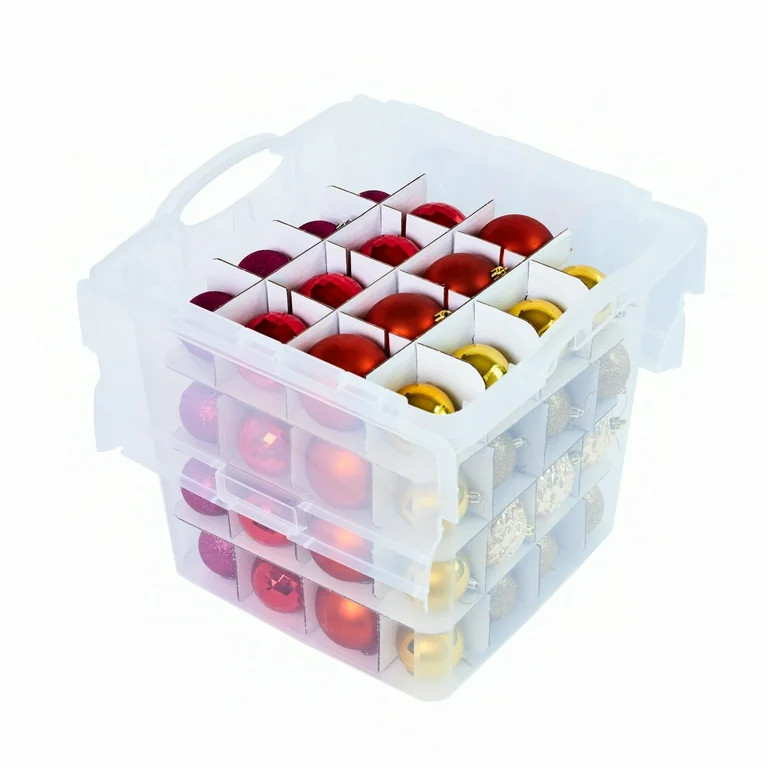 The Home Edit Ornament Organizer Box, Holds up to 64 Ornaments | Walmart (US)