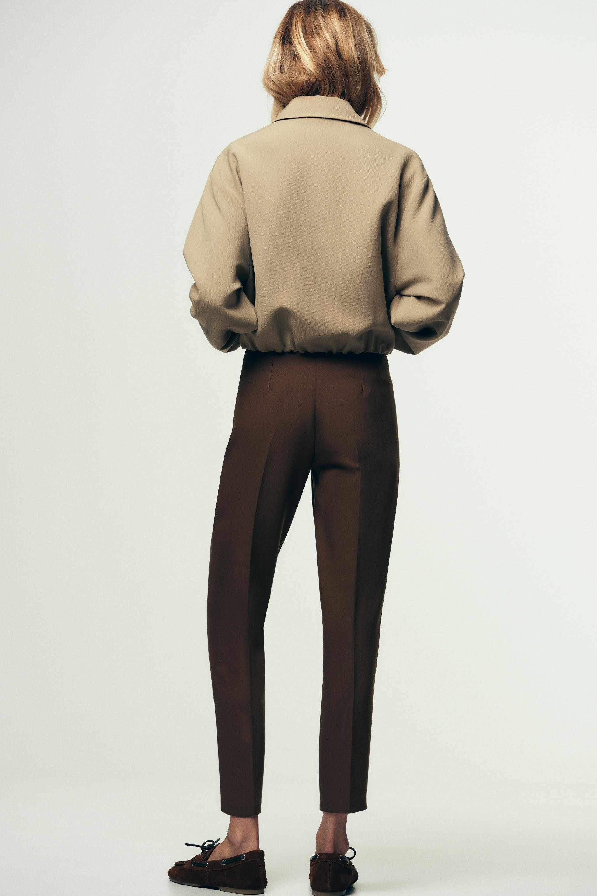 PANTS WITH A HIGH WAIST | Zara Canada