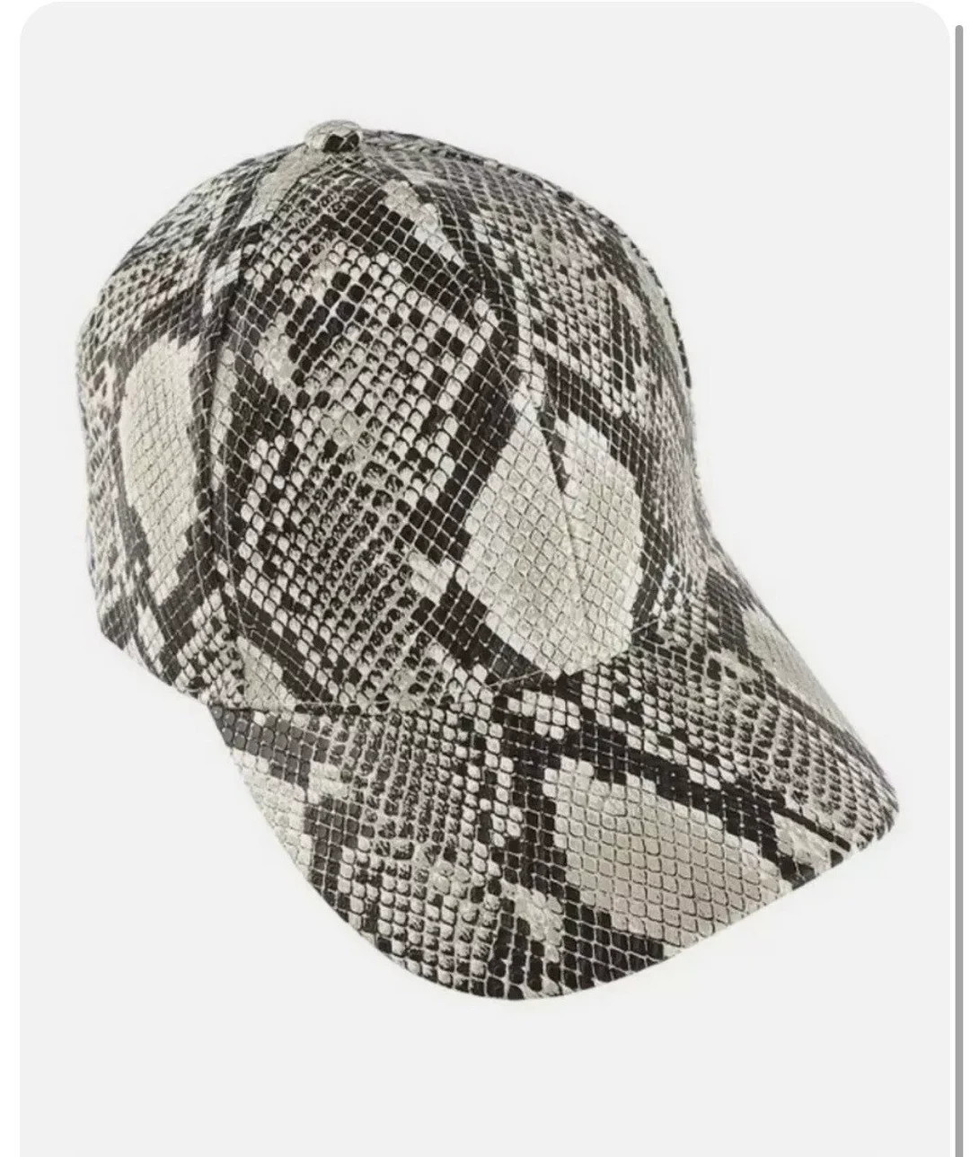 Handmade Snakeskin Baseball Hat Cap - Etsy | Etsy (US)