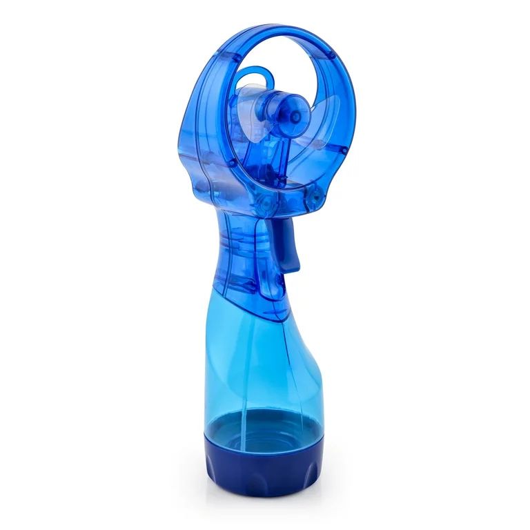 O2COOL Deluxe Handheld Battery Powered Water Misting Fan Blue - New 3.7 inch by 10.6 inch | Walmart (US)