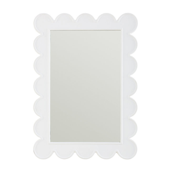 Hayli Scallop Mirror with Raised Lip Frame & Hand Finished Design | Ballard Designs, Inc.