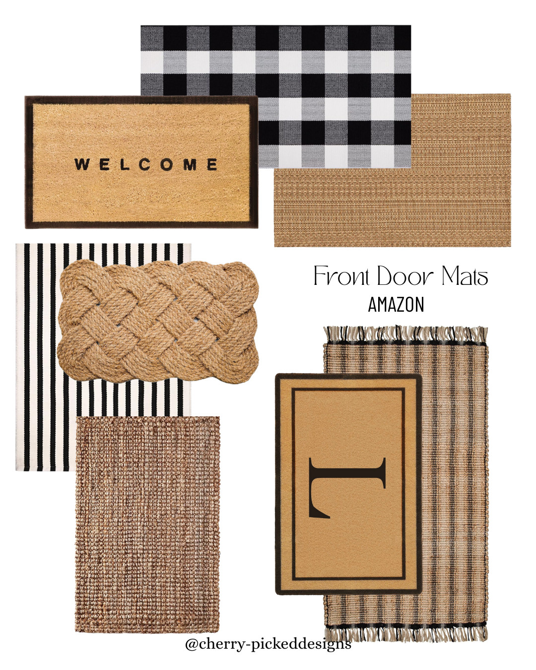 Level up your entryway with the power of layered doormats! ✨ Amazon has seriously "stepped" up its game with so many stylish options. Whether you're into classic jute, playful patterns like buffalo check or stripes, or a personalized initial mat, you can create a super inviting and chic first impression.
My top picks are linked! 

#AmazonDecor #LayeredDoormats #DoormatStyling #Outdoor #HomeAccents #OutdoorDecor #AmazonMustHaves #LTKDecor #Porch #LTKPatio 

 #LTKHome #LTKFindsUnder50 #LTKStyleTip
