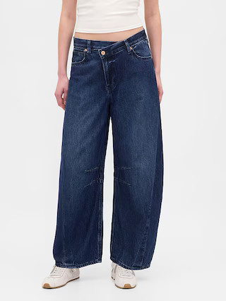 High Rise UltraSoft Horseshoe Jeans | Gap (US)