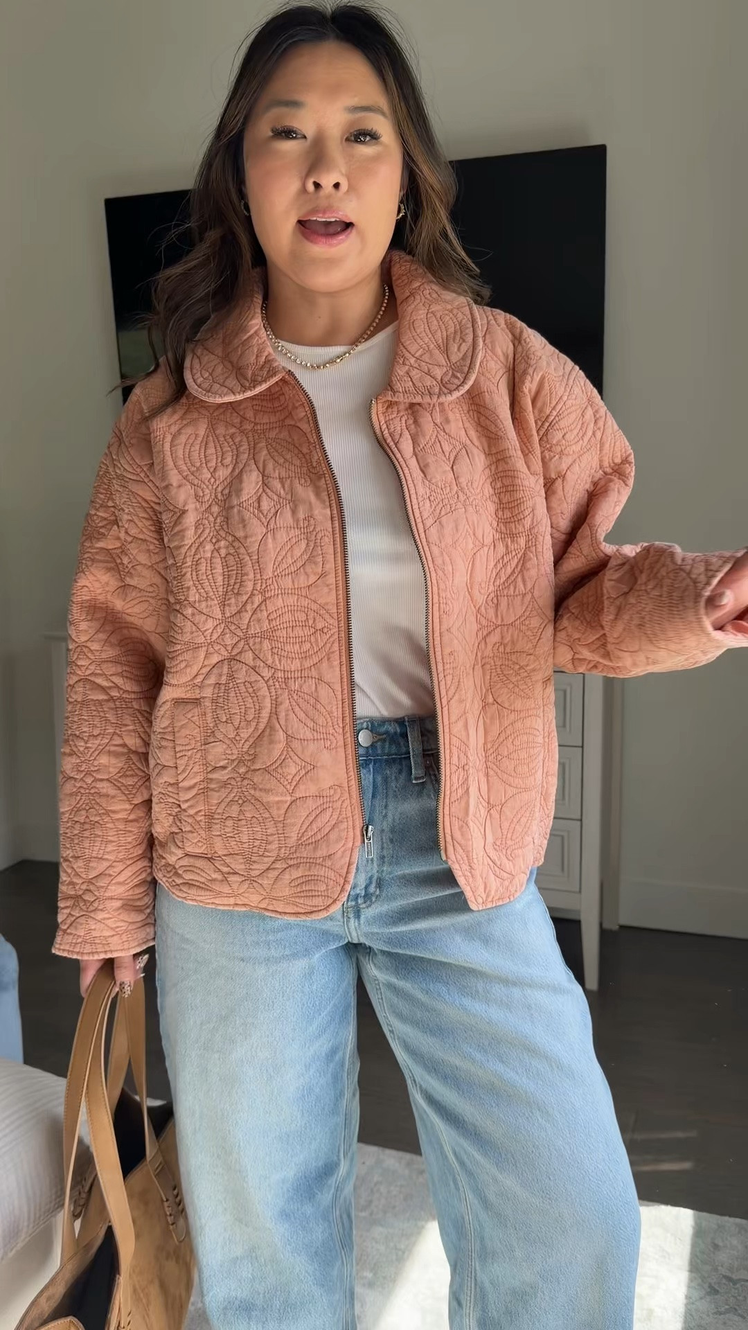 Target new arrivals // boujee on a budget // fall outfit 

Quilted jacket - large 
Denim - 6

#LTKootd #LTKSeasonal #LTKOver40
