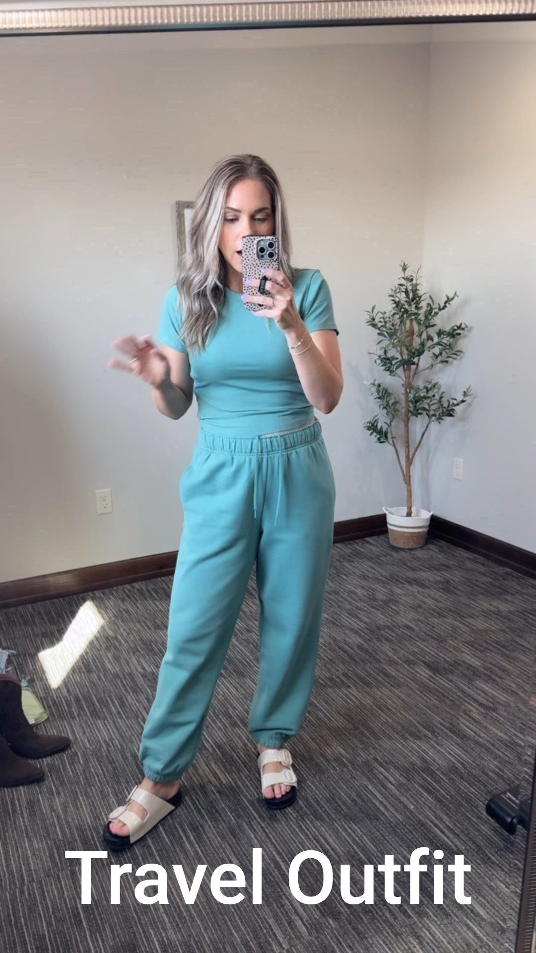 Medium in tee & joggers, large in hoodie. Sandals tts  

#LTKSeasonal #LTKActive #LTKWatchNow