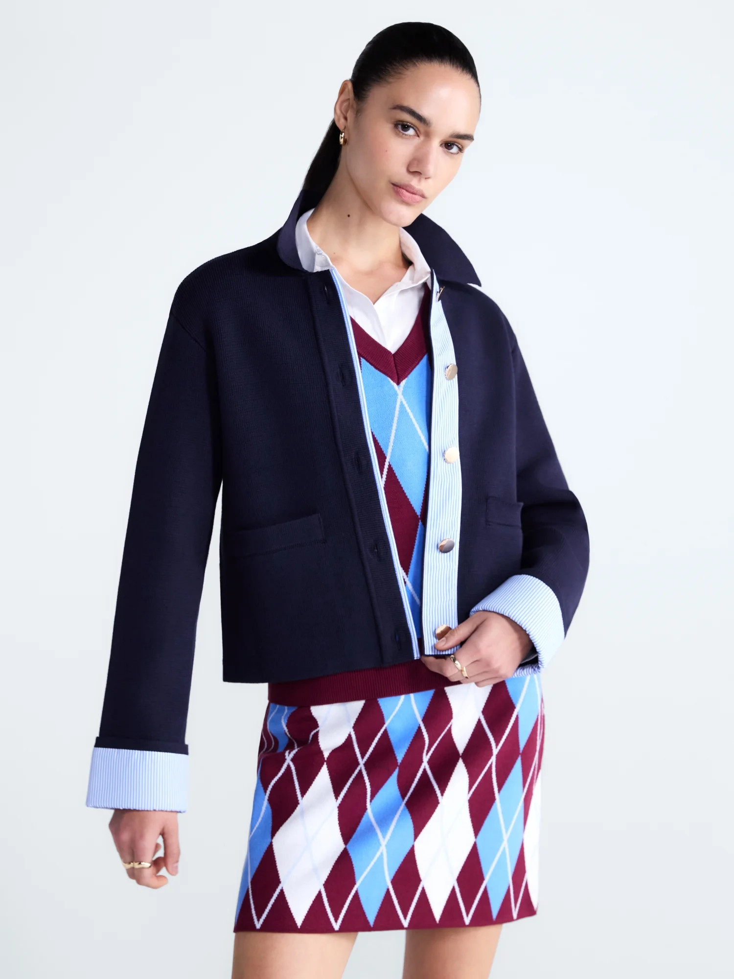 Free Assembly Women's Cropped Sweater Jacket, Sizes XS-XXL | Walmart (US)