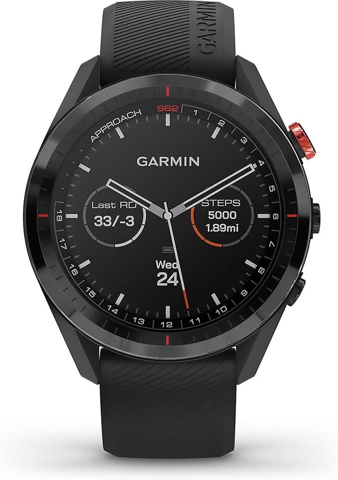 Garmin Approach S62, Premium Golf GPS Watch, Built-in Virtual Caddie | Amazon (US)