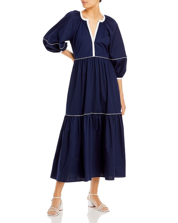 STAUD Demi Tiered Dress Women - Bloomingdale's | Bloomingdale's (US)