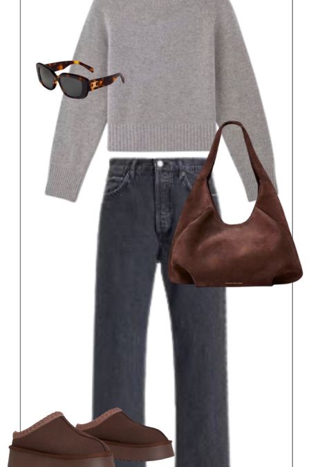 Black & Gray Outfit // Brown Bag

#LTKSeasonal #LTKstyletip