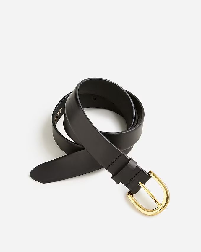 Classic belt in Italian leather | J.Crew US