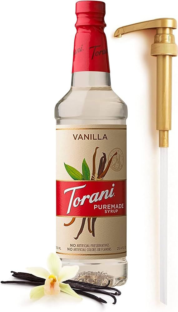 Puremade Vanilla Syrup 25.4 Ounces Puremade Vanilla Syrup Coffee Flavored Toppings with Fresh Fin... | Amazon (US)