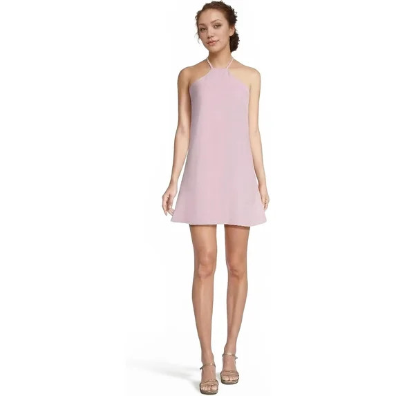 David’s Bridal, The Edit by DB Studio Women's Formal Halter Trapeze Mini Dress, Short, Charmeus... | Walmart (US)