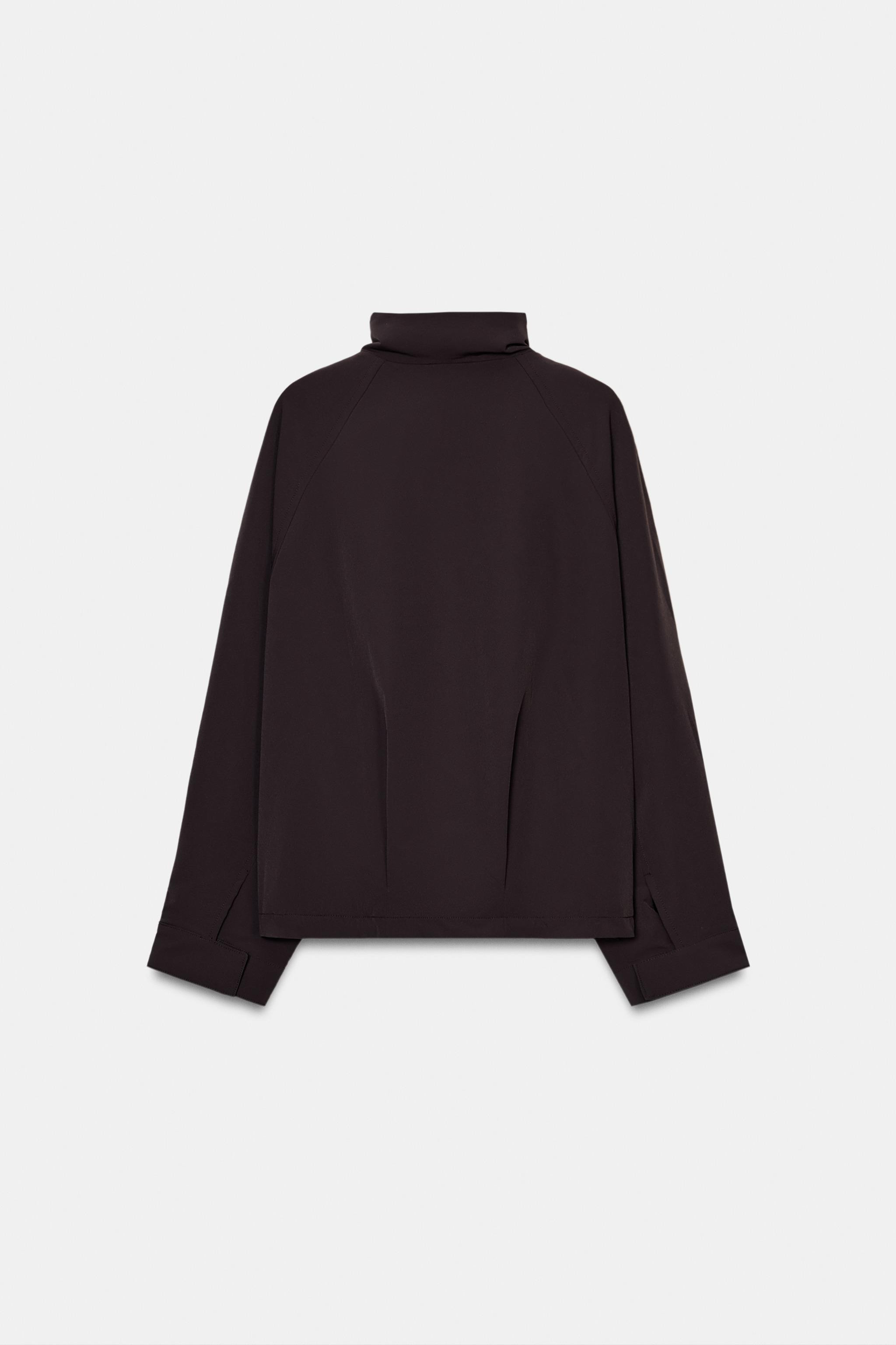 OVERSIZE ZIP-UP BOMBER JACKET | Zara UK